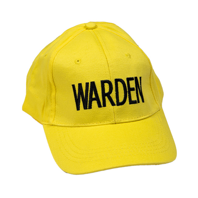 Yellow Warden's Baseball Cap